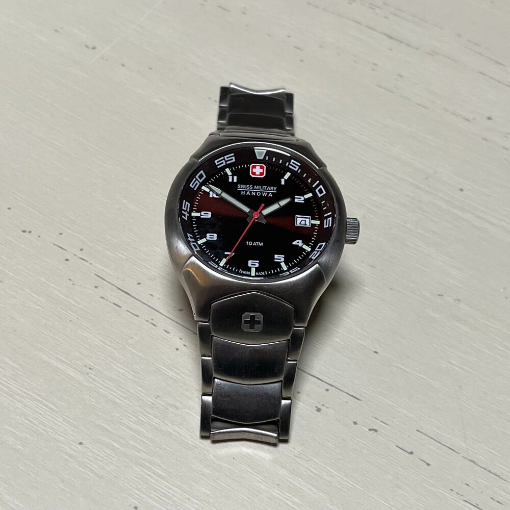 Never Worn Vintage Swiss Military Hanowa Men's Watch